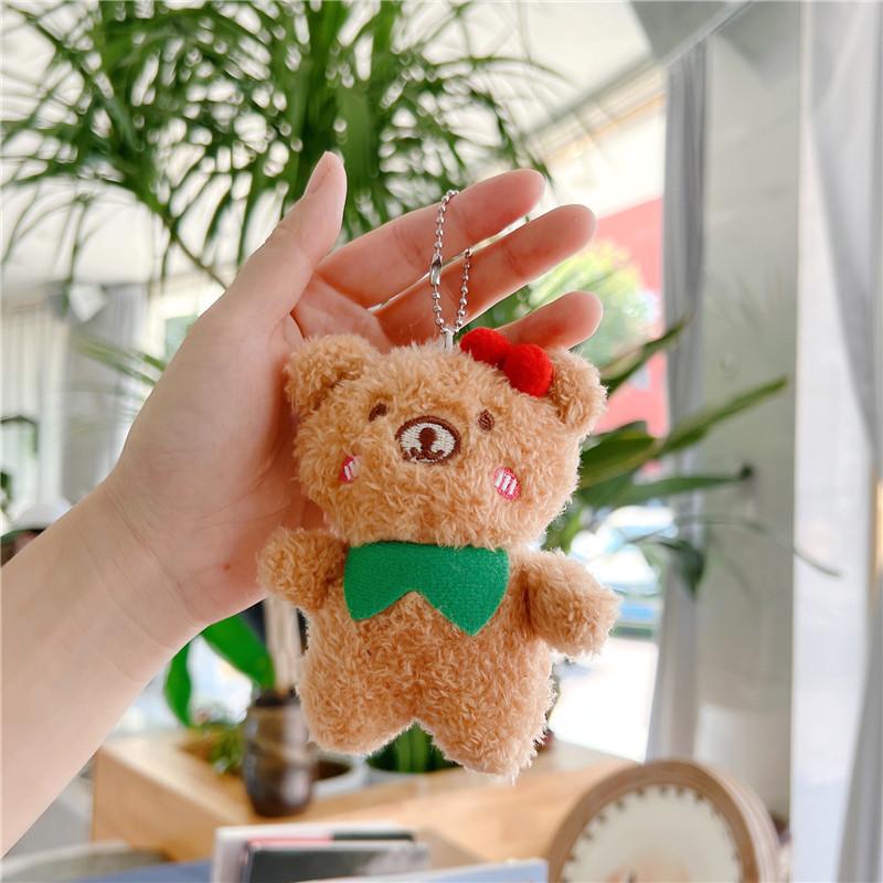 Adorable Teddy Bear Plush Toy With Scarf And Keychain For Kids And Adults