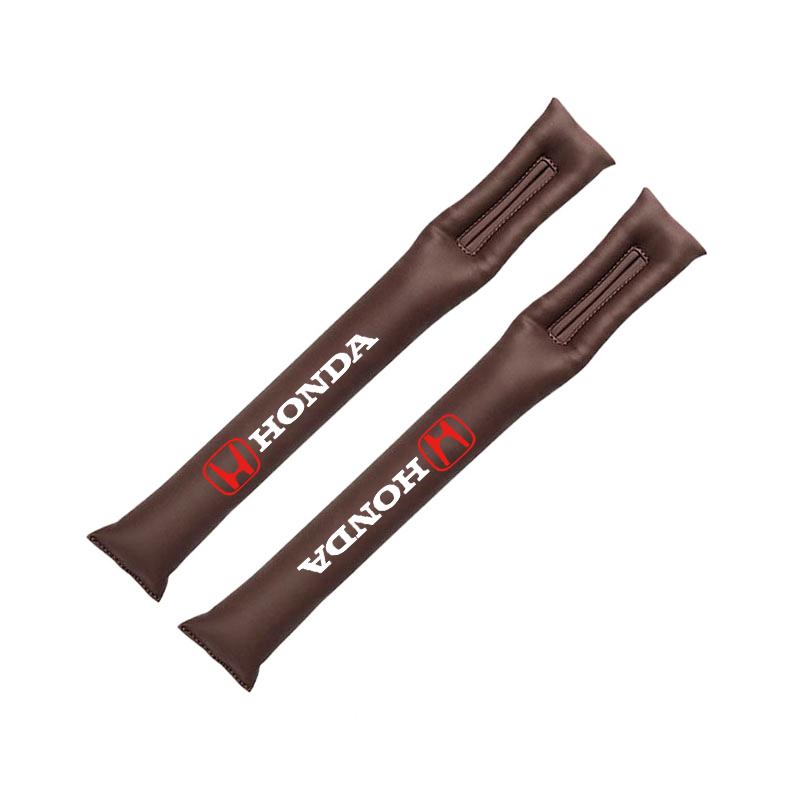 

2Pcs Car Seat Gap Filler Strip Soft Pads Leather Car Styling Spacer For Honda Civic Accord Fit Jazz Pilot CRV Odyssey Passport