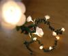 10/20/40 LED Simulation Cane Rose Flower String Lights Fairy Lights Home Party Decoration