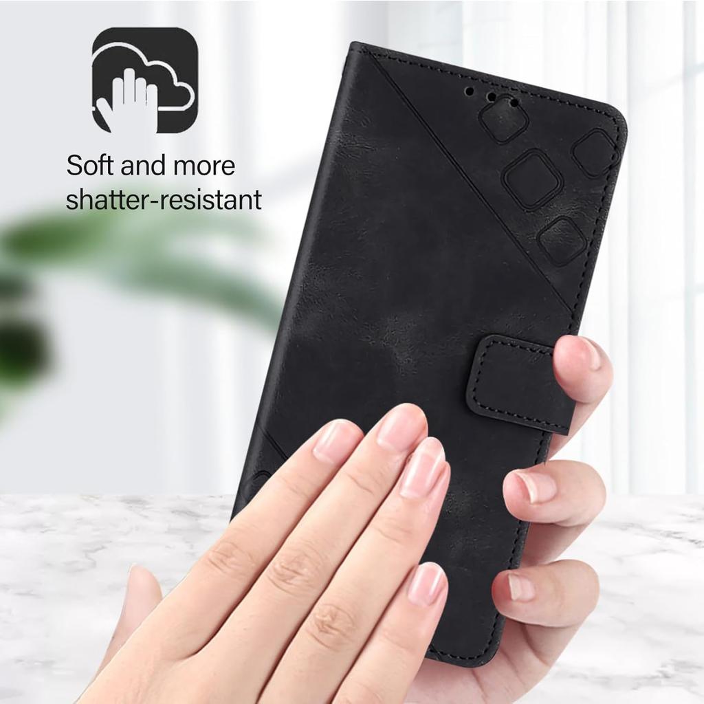 Husă pentru Motorola E14 4G, Husă tip portofel din piele PU, Suport pentru carduri de credit Suport Kickstand Protecție magnetică anti-șoc Flip Husă de telefon pentru bărbați Femei Doamnă pentru