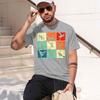 Funny Break Dancing B Poses Retro Vintage Hip Hop T Shirts Unisex Streetwear Tee Shirt Short Sleeve Unisex Loose Clothing  New