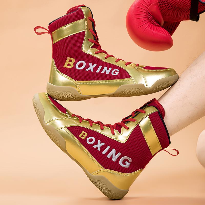 Zapatos de Boxeo para Hombre Marca Exterior Profesional Gimnasio Clásico Entrenamiento de Lucha Zapatillas Originales Casual Fitness Deportes Botas de Boxeo