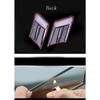 Car Styling Front Fog Lamps Cover Grille Slats Car Fog Lights Cover Decoration ABS Stickers Strips for Volvo XC60 2014-2016 Year