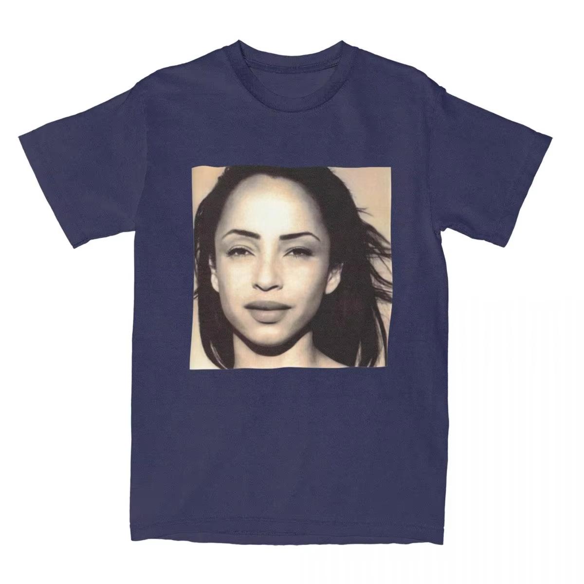 

Men s T-Shirt The Best of S-Sade Adu Vintage Cotton Tee Shirt Short Sleeve T Shirt Crew Neck Clothing Party Summer Cool T-shirt L