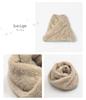 Neck Warmer for Cold Free Size [Arisana] Kids, Girls, Snood, Scarf, Junior, Protection, Beige,