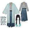 Anime Kimetsu No Yaiba Tokitou Muichirou Costumi Cosplay Uniforme Kisatsutai Parrucca Costume di Halloween Adulti Bambini