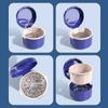 Denture Bath Case Cup Box Portable False Teeth Holder Storage Soak Container Orthodontic Retainer Strainer Basket Cleaning