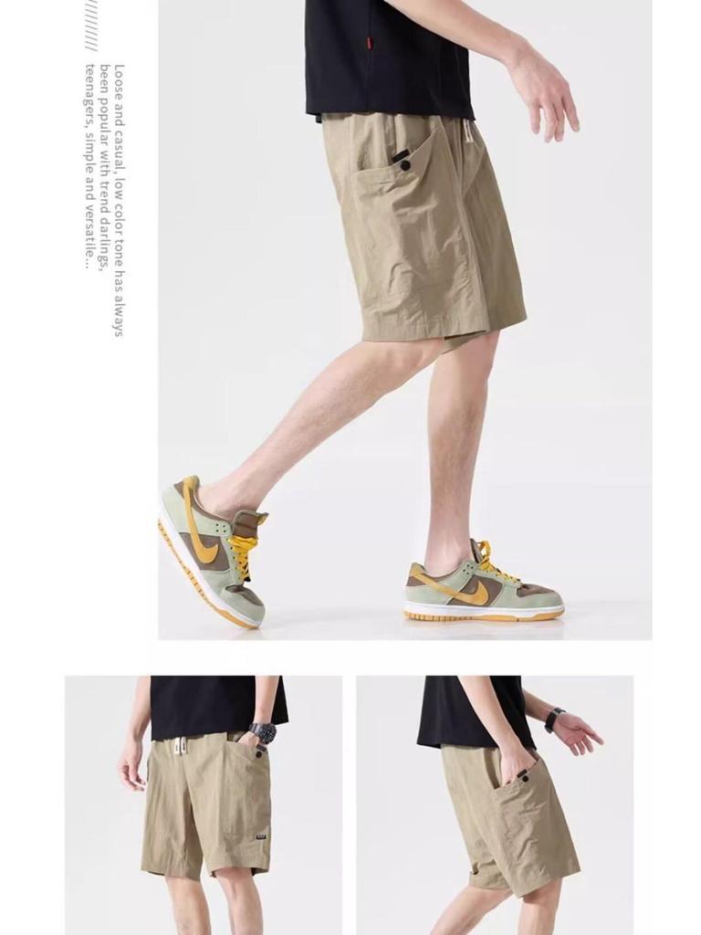 American Style Quick-Dry Summer Sports Shorts - Trendy Casual Loose Fit Five-Point Pants