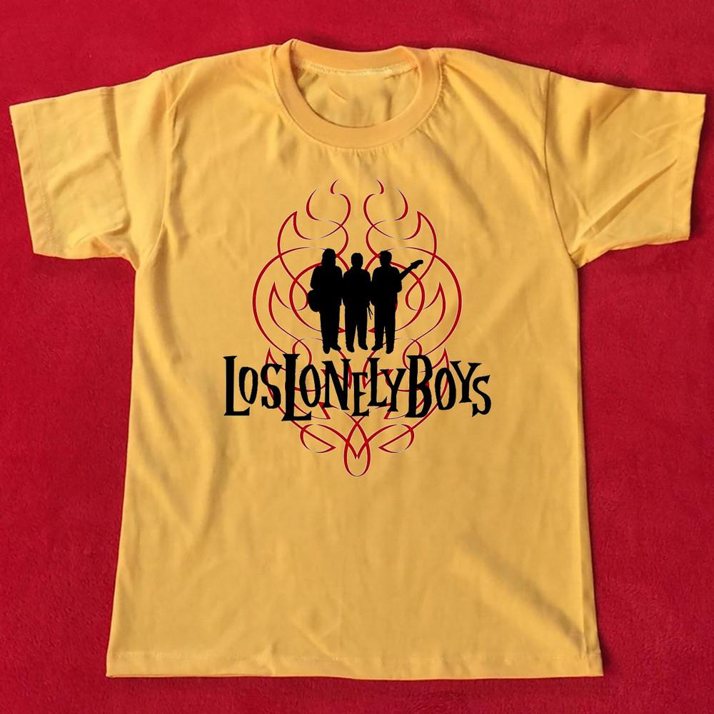 Rare Los Lonely Boys Band Logo  Yellow All Size Gift fan OM857 Unisex T-Shirt M