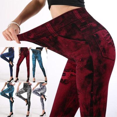 Yaz Sıkı Tayt Kadın Moda Sıska Uzun Pantolon Kalem Pantolon Yüksek Bel Elastik Pantolon