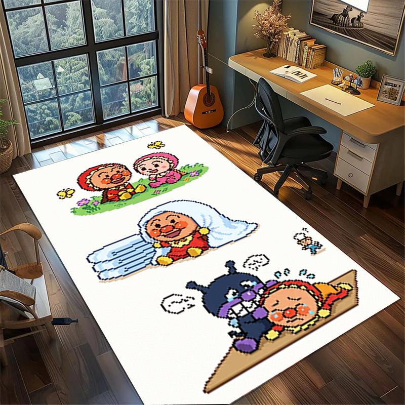 Home Decor Bread Superman Large Area Rug Non Slip Washable Carpet for Bedroom Gamer Room
