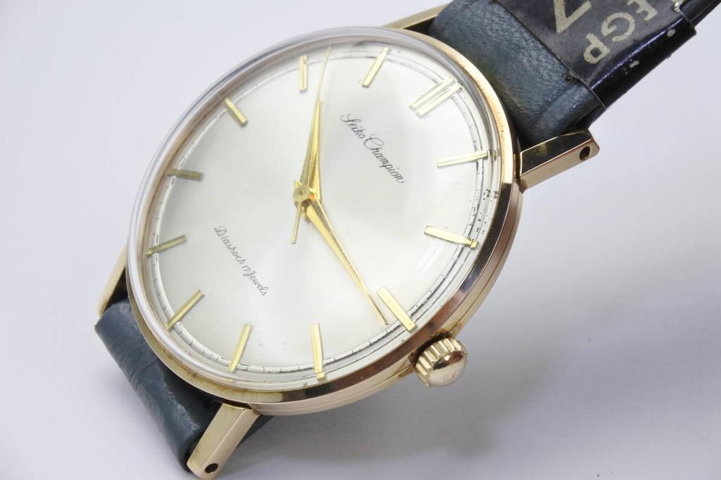 SEIKO CHAMPION 17 Tag Deadstock Item 1960s Jewels, Included, Hand-Wound Men's Watch
