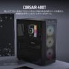 Corsair 480T Airflow Tempered Glass Middle Tower PC Case Black CC-9011271-WW