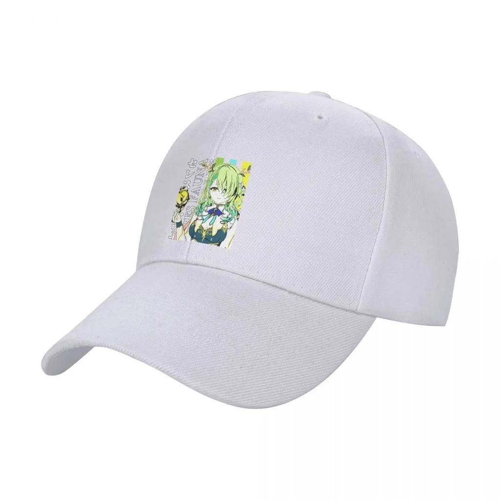 Hololive EN Council Ceres Fauna Classic TShirt Baseball Cap Funny hats beach hat Luxury Unisex Hat Unisexs Womens