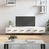 Vidaxl Szafka Pod Tv, Wysoki Połysk, Biała, 150X36X30 Cm