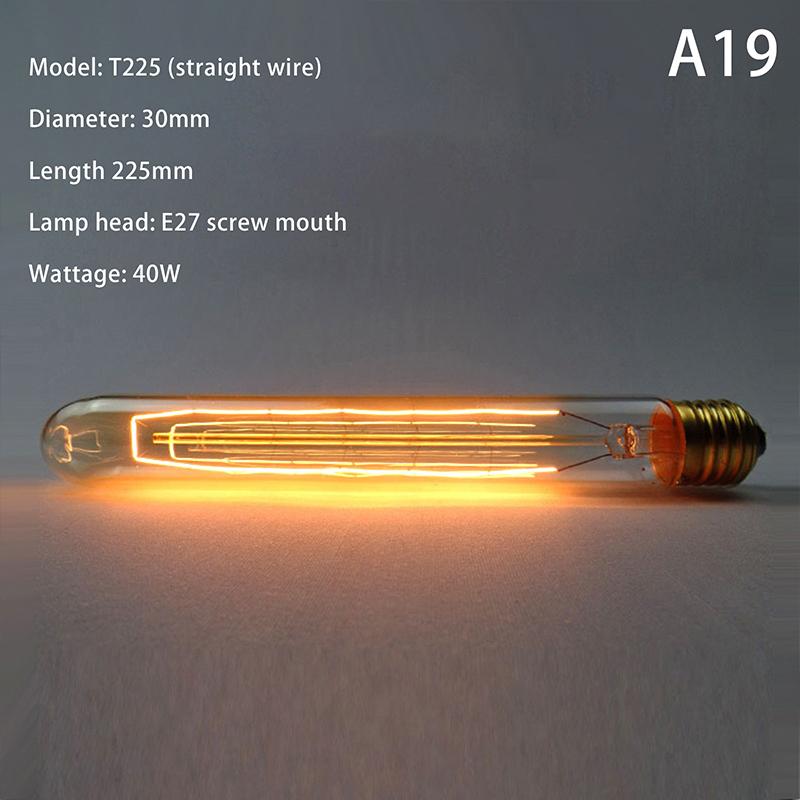 Bec retro galben 220V 110V E27 40W bec incandescent cu LED vintage pentru decor acasă lampă vintage
