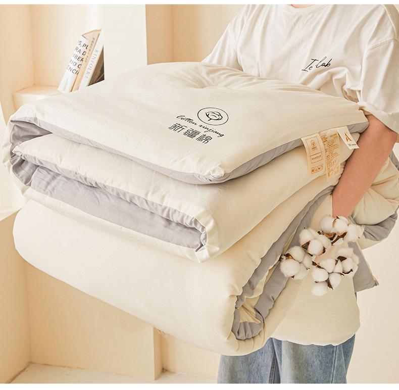 Xinjiang Pure Cotton All-Season Quilt: Thick Winter & Cool Summer