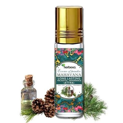 Herbexo Pure Ceder Attar - Parfumolie | Langdurige Majestueuze Geuren | Natuurlijke Cederhout Essentie | Luxueus & Goddelijk Aroma