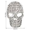 2Pcs Alloy Brooch Vintage Fashion Skull Heads Shape Suit Dress Pin Decor Accessory