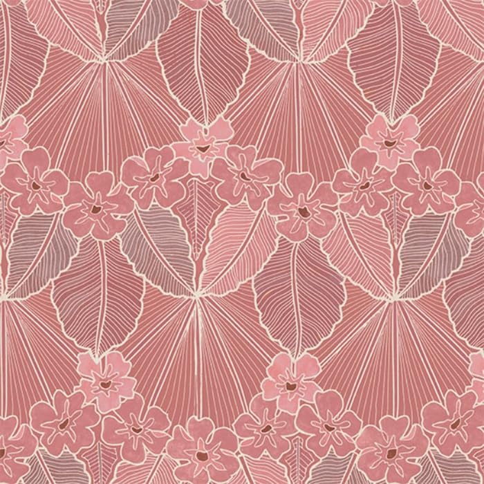 Hawaiian Leaf Gradient Cotton Oxford Handmade Made in Size 23B 110cm x nora. DC1028-OX-B Floral, Botanical, Natural, Fabric, Cloth, Fabric, Japan,