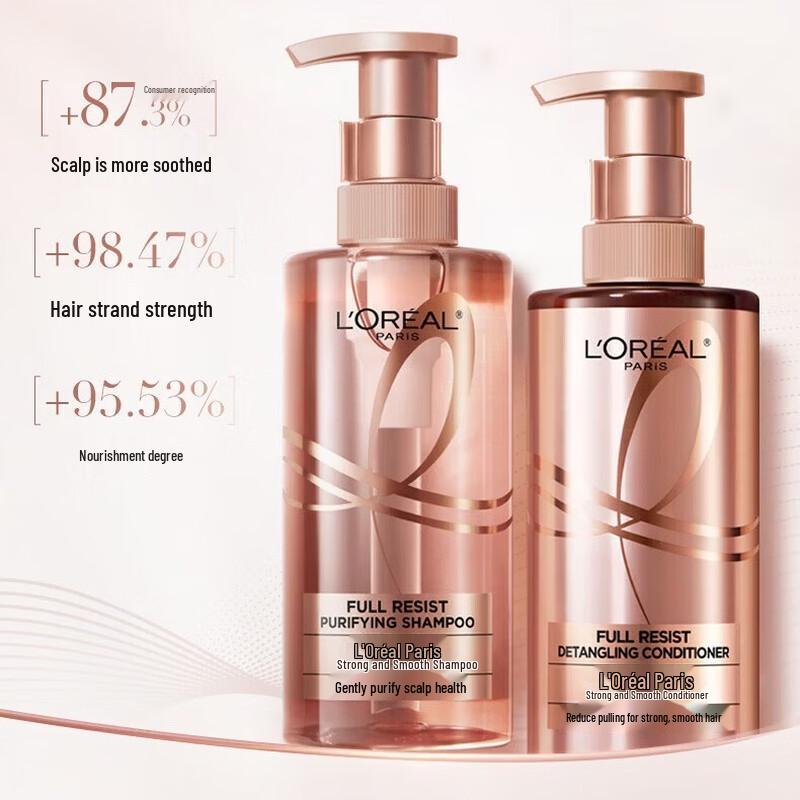 L Oréal Extraordinary Oil Strong & Smooth Shampoo & Conditioner Set