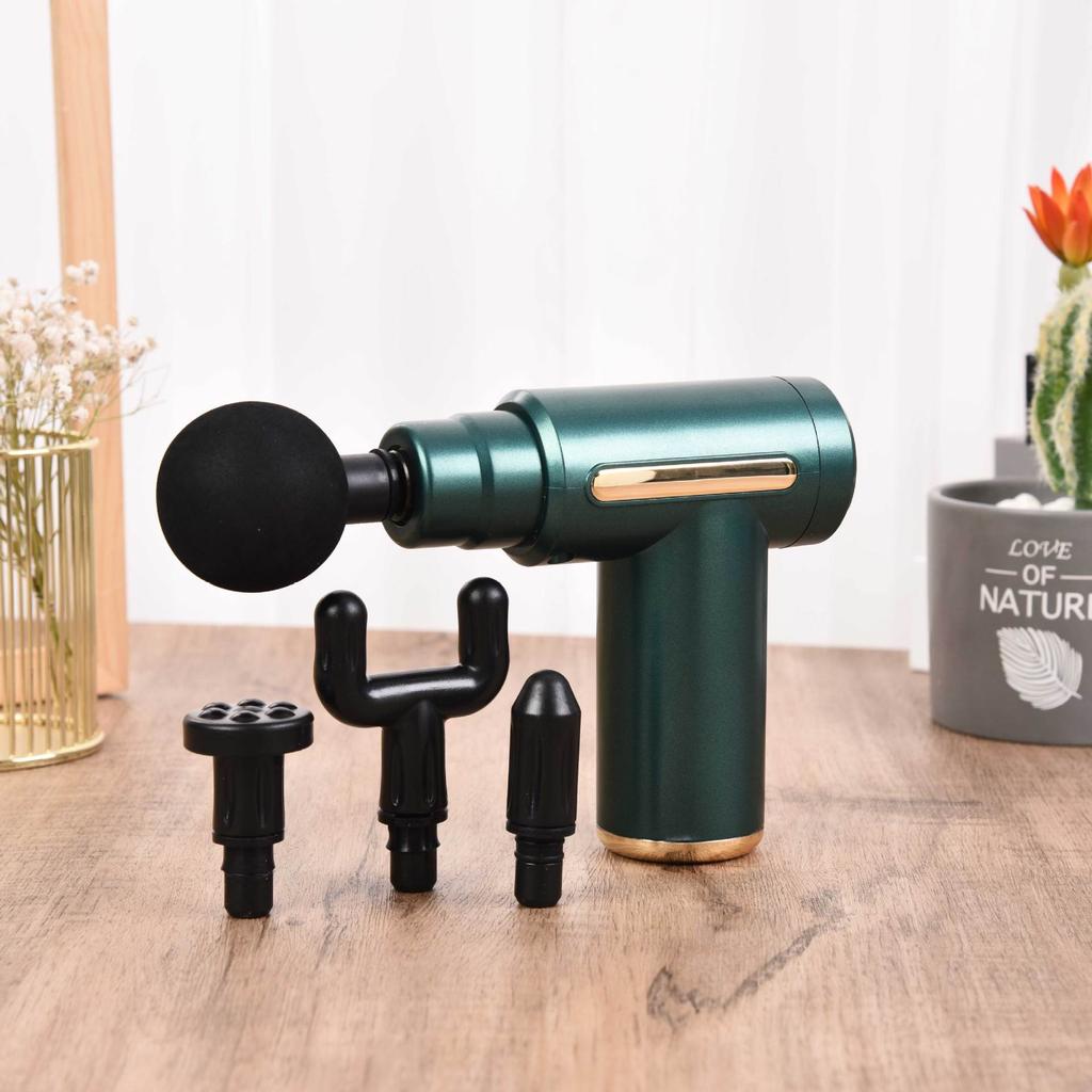 Mini Fascia Gun Muscle Relaxer Vibration Massager Cervical Spine Waist Leg Massage Electric Impact Gun