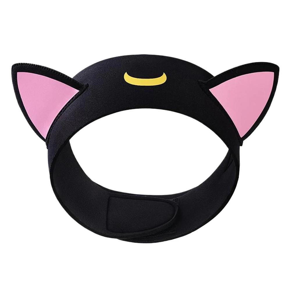 

Cat Ears 3mm Neoprene Diving Headband Adjustable Dive Hairband Hair Protection Band Cartoon Diving Hood for Snorkeling Surfing