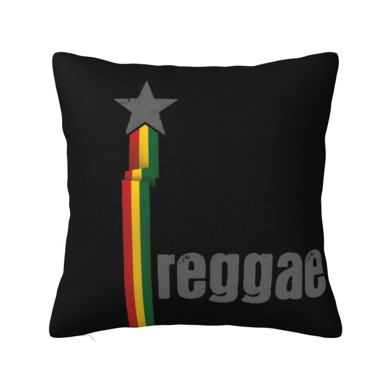 Custom Jamaican Rasta Flag Pillow Covers Home Decorative Fashion Jamaica Pride Chair Cushion Square Pillowcase