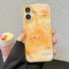 Ins Chic Cheese Case for iPhone 16 Clear Aesthetic Stylish Soft Durable Pretty TPU Protective Cover for iPhone 13 14 15 16 Pro Max