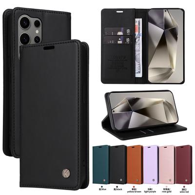 Magnetic Wallet Flip Case for Samsung Galaxy S25 S24 S23 S22 S21 S20 S10 S9 S8 FE Plus Edge | Ultra Silm Design | Premium Case