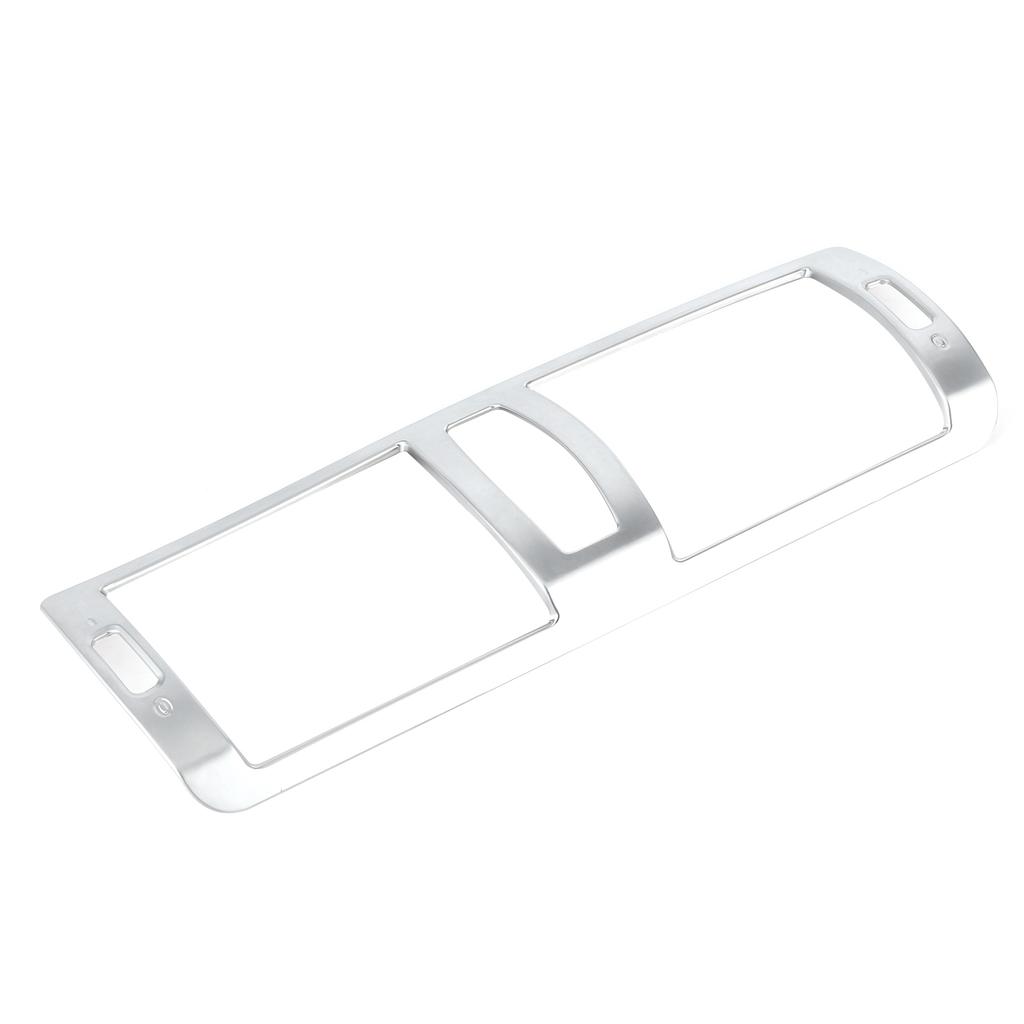 Center Control Air Conditioning Vent TrimFrame Fit for 1 Series E81 Hatchback 2007‑2011Chromeplate