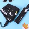 UV Black Glue Automatic Three-Fold Sun/Rain Dual-Use Umbrella with Logo Printing - Sun Protection & Rain Shield