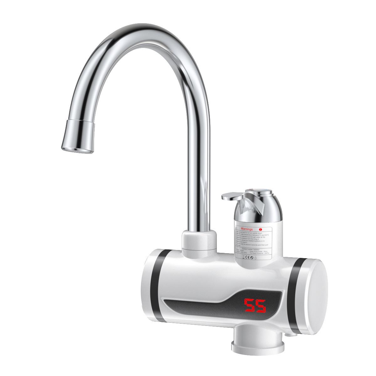 Instant Hot & Cold Electric Kitchen Faucet, 110V, Three-Second Heating