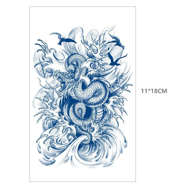 Emmy Herbal Gradual Change Water Transfer Simulation Can Not Wash Off Semi-Permanent Bow Deer Head Dream Catcher Tattoo Sticker