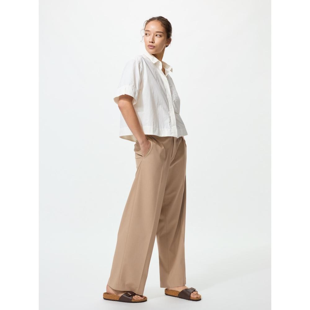 Uniqlo Smart Wide Pants  Leg Length 70 74 Cm 