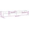 TV Wall Cabinets 2 pcs Sonoma Oak 100 x 30 x 30 cm Particleboard