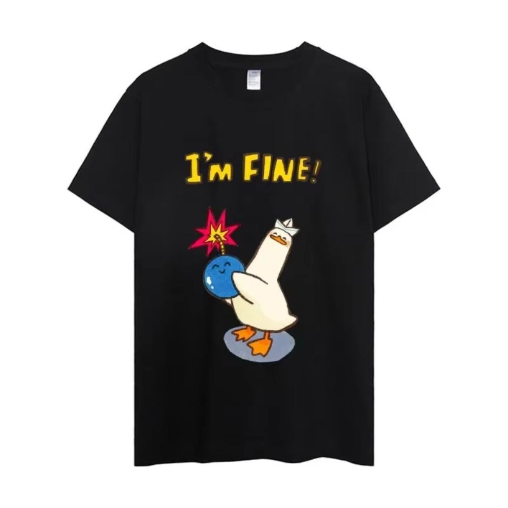 

SSEBONG T Shirt Men Couple Combination Clothes Short Sleeve Collar Fashion Woman Cotton S чёрный