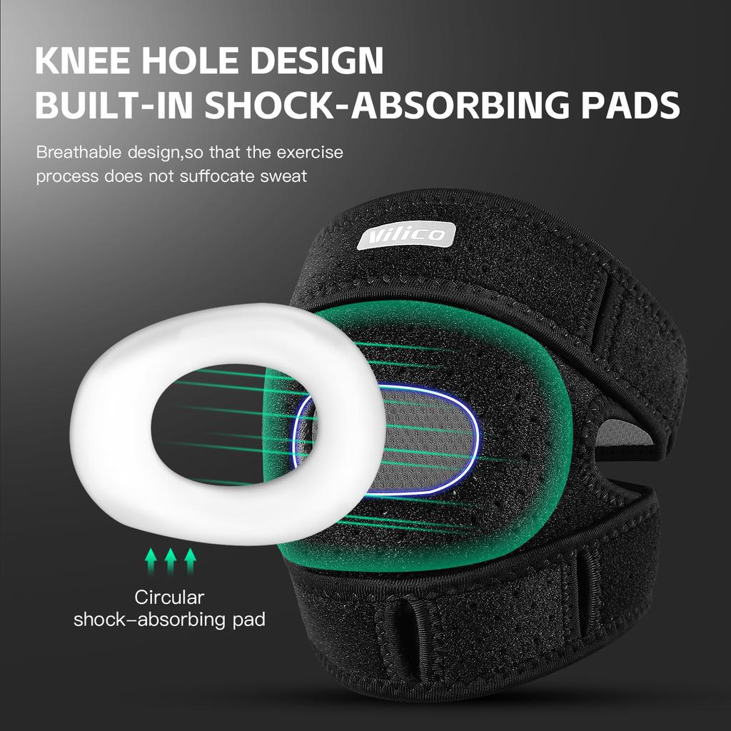 Sports Patella Strap Knee Support for Running Jump Rope Fitness Professional Meniscus Protection Equipment