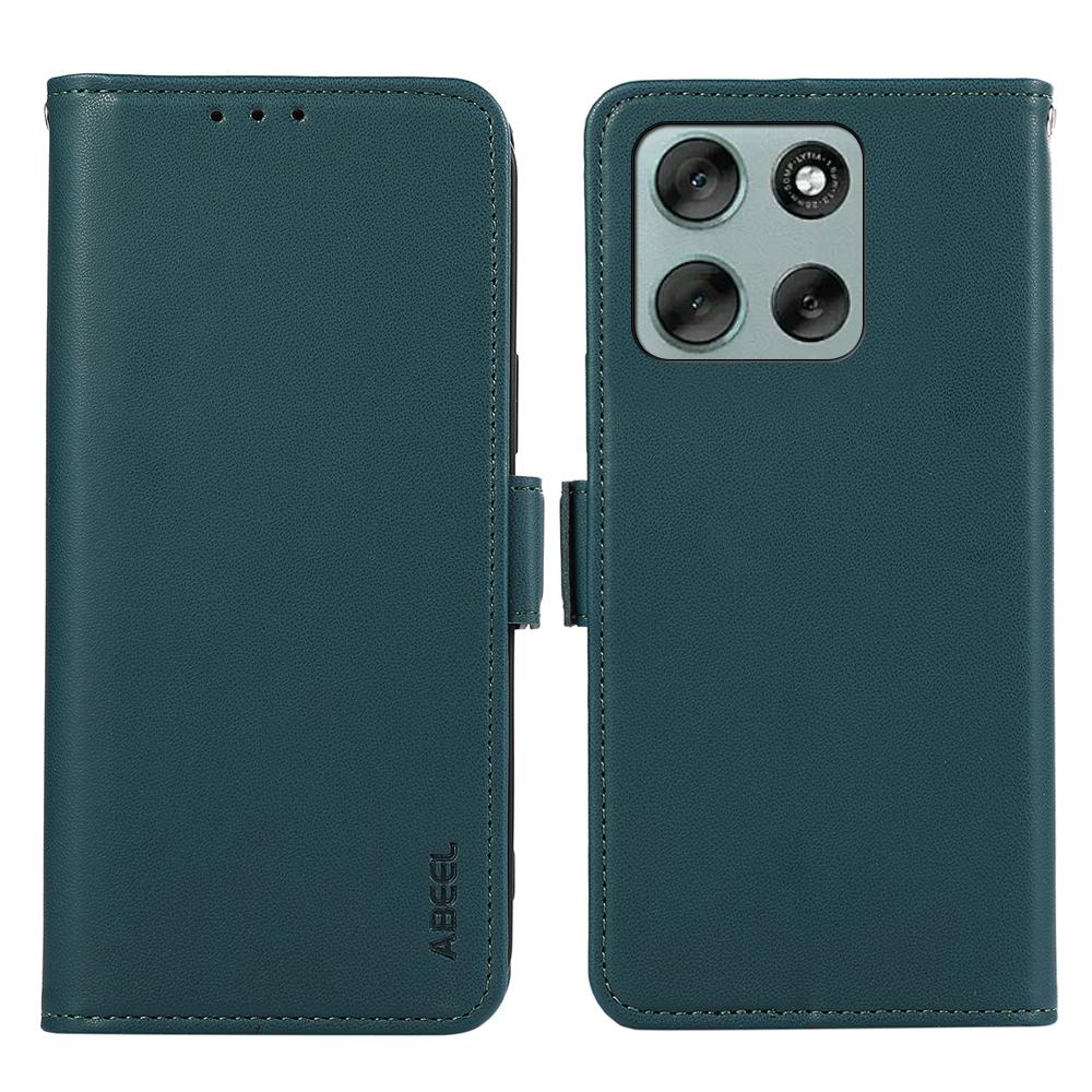ABEEL For Motorola Moto G56 5G Case Leather Phone Cover with RFID Blocking Wallet