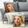 American Actor S-Scarlett J-Johansson Pillow Case Office Cushions Suitable For Sofa Car Bedroom Decorative Cushion Cover