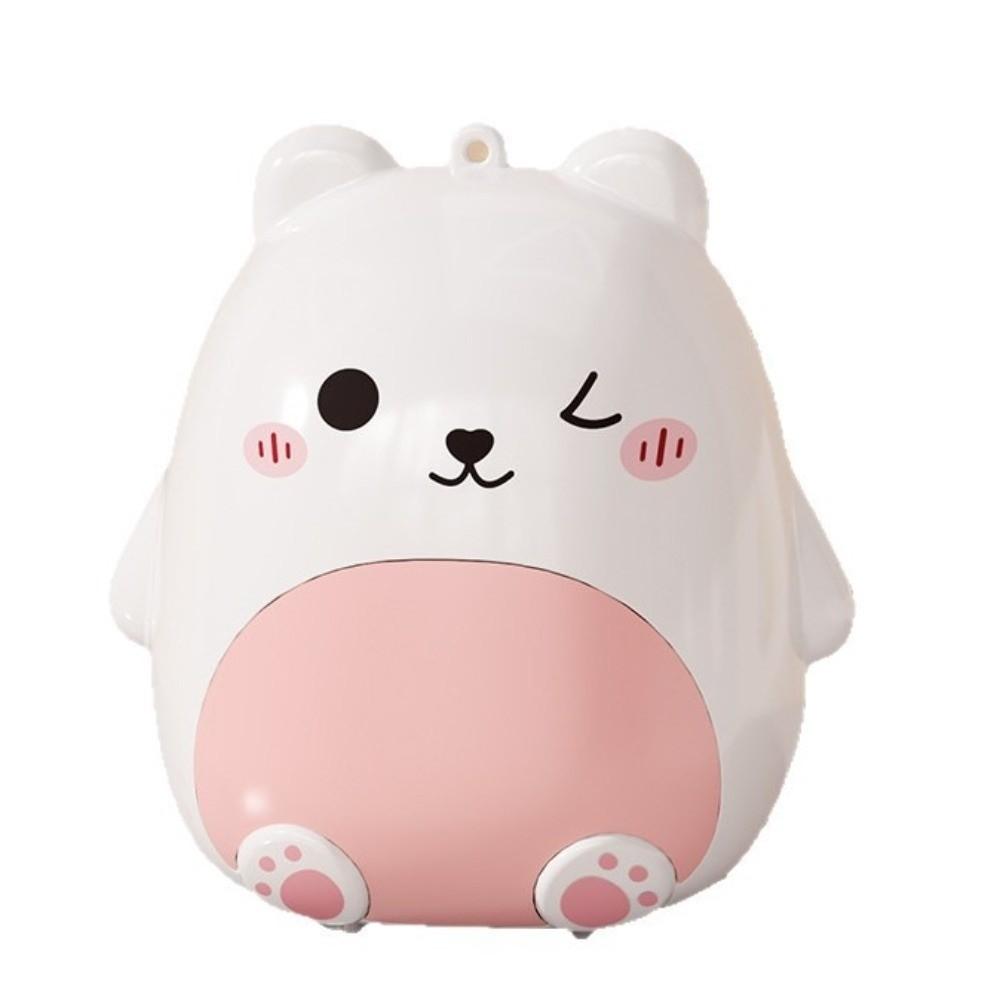 Cartoon Bear Medicine Box 5 Grids Moisture Proof Mini Pill Organizer Partition Design Compact Size Drug Storage Case for Travel