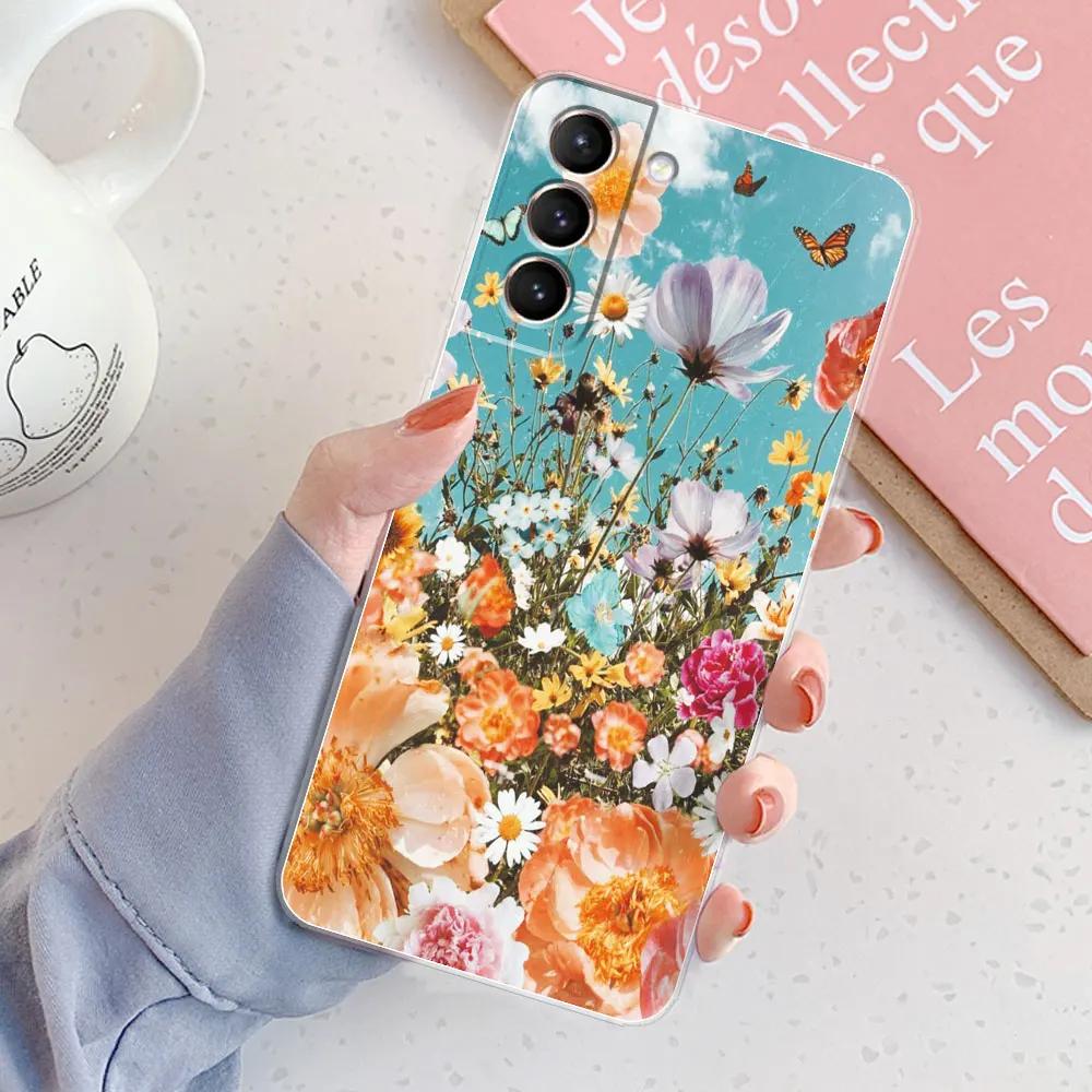 For Samsung Galaxy S21FE Case S21 Ultra 5G Cover Clear Soft Silicone Phone S21 FE Cases Fundas For Samsung S21 Plus Case Coque