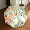 1pc Llama Flowers Pattern Umbrella Design Automatic Opening and Closing Umbrella, High-quality Travel Umbrella, Lightweight and Portable, -74