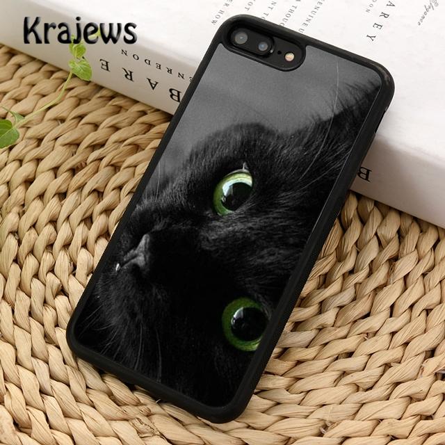 Měkké pouzdro na telefon Krajews Witches Black Cat pro iPhone 14 5 6s 7 8 plus X XR XS 11 12 13 pro max Samsung Galaxy S21 S22ultra