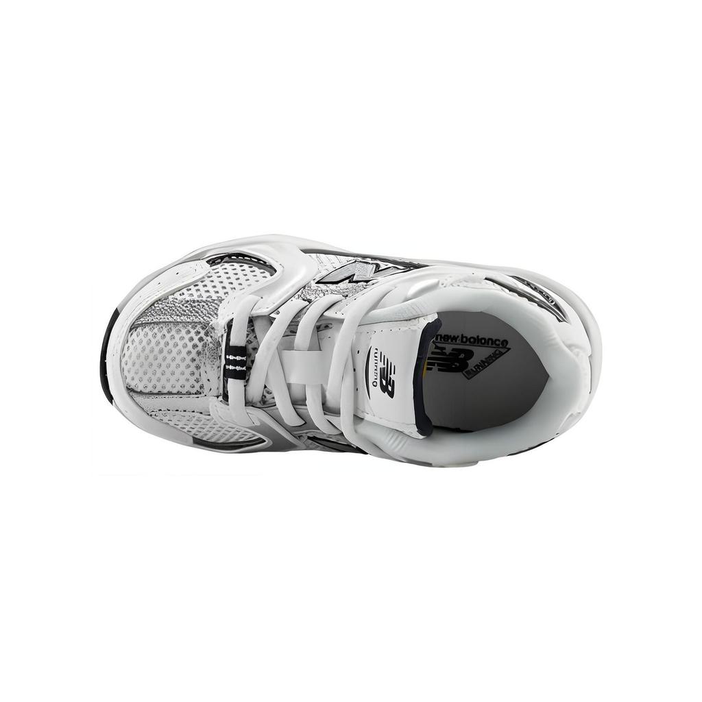 New Balance NB 530 Comfortable Versatile Durable Low-Top Running Shoes Baby Sneaker Silver White IZ530SB1