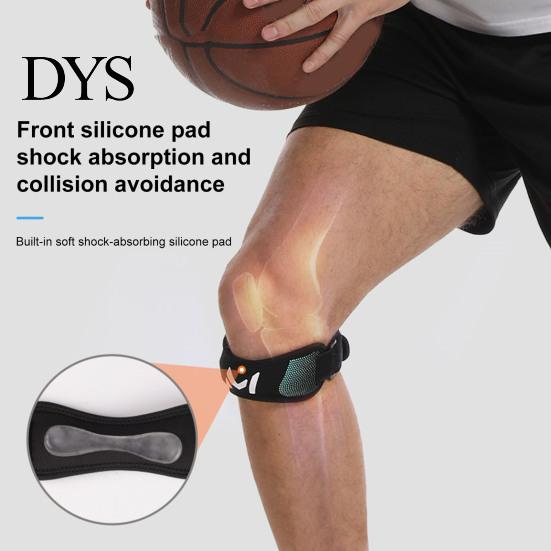 Men Women Knee Brace 1Pc Patella Strap Adjustable Sports Hiking Running Pain Relief Patellar Tendon Support Stabilizer Compression Band