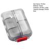 Pill Organizer Large Capacity with 10 Compartments Pill Box Portable Independent Lids Container for Travel And Gym
