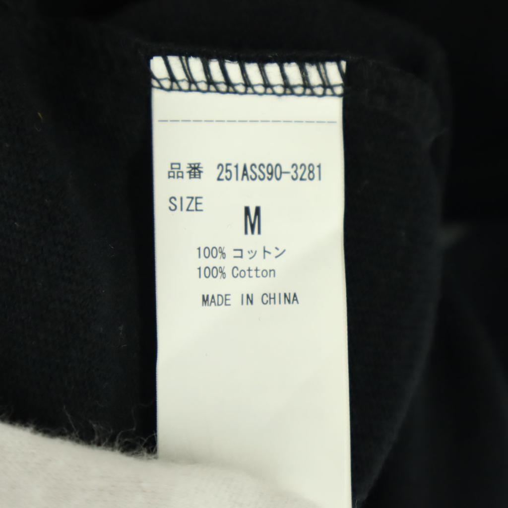 unused AZZURE Star pattern Short sleeve Round neck T-shirt M Black series Men's Used