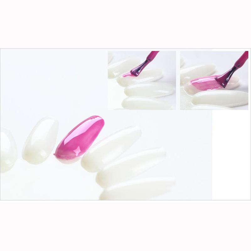 5 ks/lot Paleta na umělé nehty, průhledné/přírodní, umělé nehty, tipy na nehty, tyčinky, barevná karta, akrylový gelový lak, cvičební paleta, kolečko