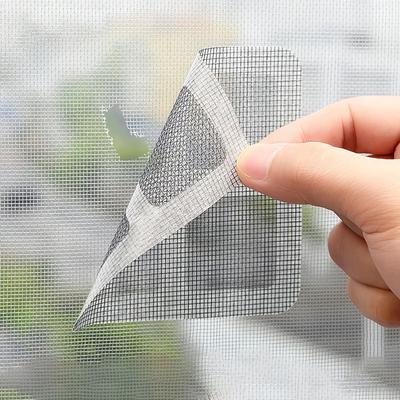 3/6 Stück selbstklebendes Fenstergitter-Reparaturband – deckt Tür- und Fenstergitterlöcher schnell und einfach ab